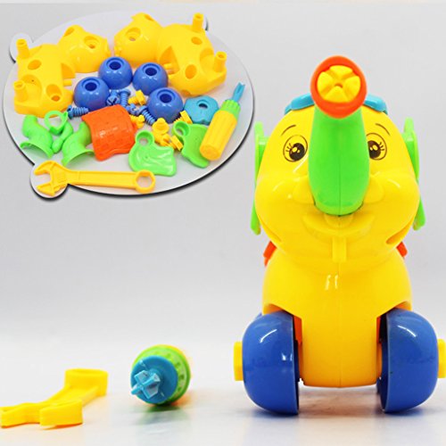 Blesiya kids early learning puzzle toys, child educational assembly Disassembly Toy Various Shaped Choice - Elephant
