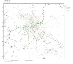 ZIP Code Wall Map of Milford, DE ZIP Code Map Laminated: Amazon.ca
