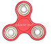 Krazy Spinner Hand Spinner Toy Stress Reducer Ultra Durable HighSpeed Ceramic Bearing Finger Toy Guarantee 1+min SpinTime Perfect for ADD ADHD Anxiety Autism Stress Relief (Red)