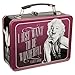 Vandor 70370 Marilyn Monroe Large Tin Tote, Dark Pink, Black, and White