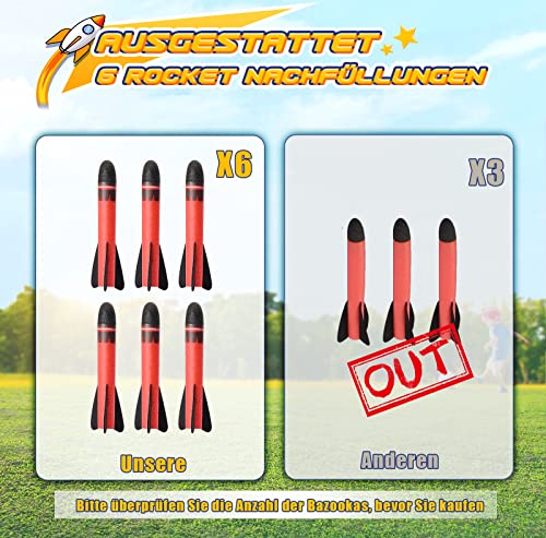 Anginne Rocket Air Pressure, Outdoor Toy for Children - Gifts for Boys Girls