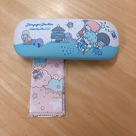 Amazon Co Jp 銀魂 サンリオ コラボ メガネケースとクロスのセット ヨロズヤ キキララ ホビー 通販