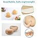 Silicone Adhesive Bra Pads Inserts, Push Up Sticky Removable Swimsuit Cups Bra Pad Breast Enhancer (2 Pair)