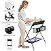 Costzon Baby Changing Table, Folding Diaper Station Nursery Organizer for Infant (Gray)