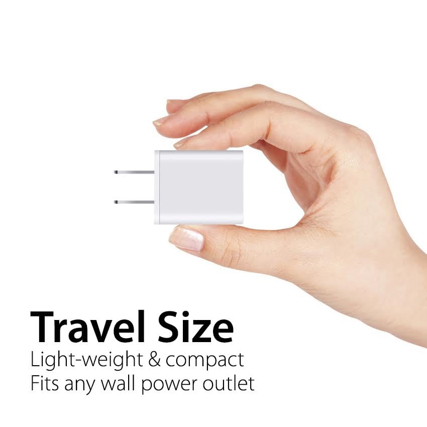 i Phone Charger [MFi Certified] Travel Home Wall Charger and a Charging Cable Compatible with i Phone 14, 13, 12, 11, i Phone SE, X, 8, 7, 6, 5, i pad Mini, pod Touch, and i pods (5 Feet)