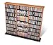 Prepac Triple Width Wall Storage Cabinet, Oak and Black