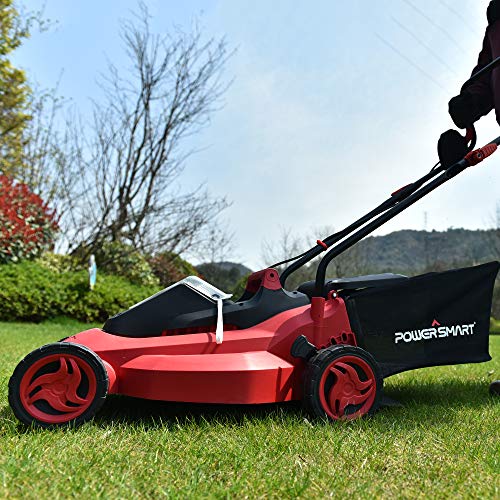 PowerSmart PS76215A 14-Inch 36V Cordless Lawn Mower Plus PS8208