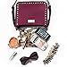 Women Handbags- Purses Crossbody Bags with Furry by Florance Jones,Wine,Universal