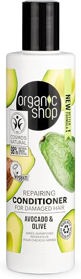 Organic Shop Damaged Hair Repairing Conditioner Avocado Olive 280 ml