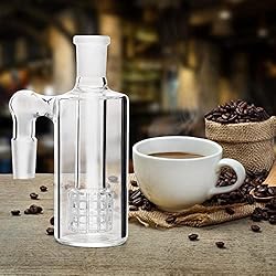 Clear Glass Bottle Filter Adapter for Kitchen Use