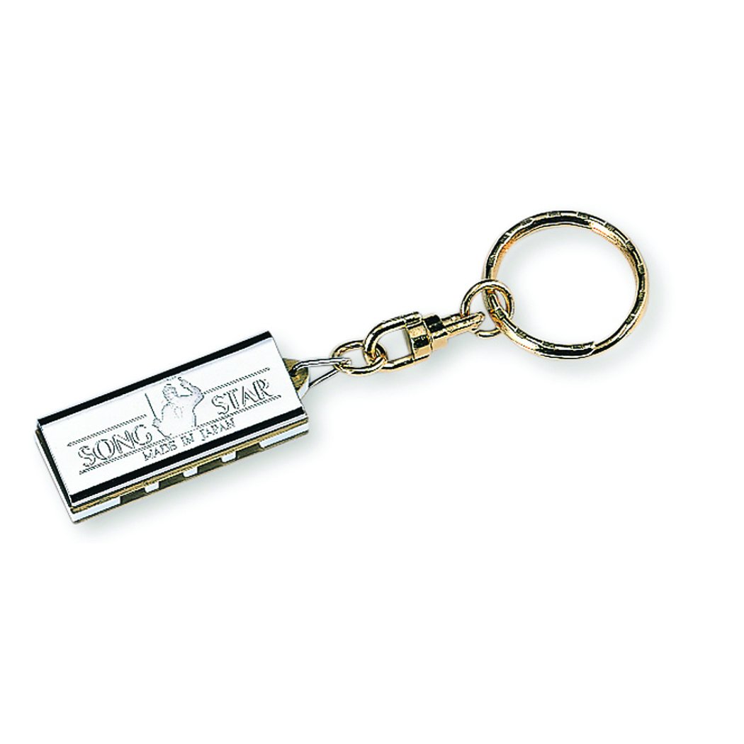 Suzuki K-1200 Keychain Mini Harmonica Silver