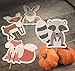 Woodland Creatures Party Supplies | Nursery and Baby Shower Decorations | Set of 6 HEAVY Card Stock Figures | LARGE, DURABLE and REUSABLE