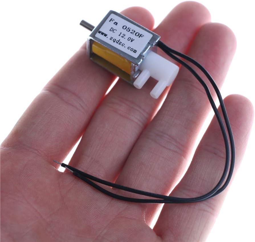 2 Position 3 Way Electric Mini Micro Solenoid Valve Air Gas Release Exhaust Discouraged Solenoid Exhaust Valve DC 12V