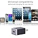 USB Wall Charger, URmaker 3Pack 5V/1A Universal Portable Travel Adapter High Speed USB Charger Plug for iPhone 7, 7 Plus, 6S, 6S Plus, iPad, Samsung S8 S7, LG G5 G4, HTC and More, Black Gold Rose Gold