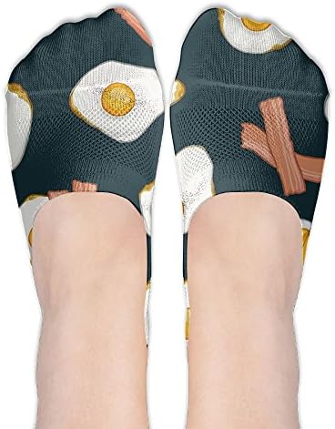 Egg Bacon Print Antiskid And Lovely Special Women's Sock One Size