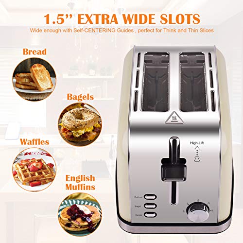 Toaster 2 Slice Toaster Best Rated Prime Stainless Steel Retro Bread
