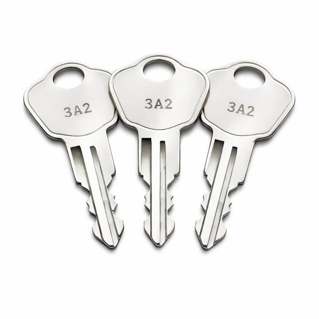 Photo 1 of (3 Pack) 3U2 Keys for Sentry Safes Model 1100, Compatible with Safe Boxes, Lock Boxes, File Cabinets and Storage Chests, Pre Cut to Key Code 3A2-3W2