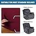 H.VERSAILTEX Super Stretch Recliner Cover Recliner Couch Covers Recliner Chair Cover Form Fitted Non Slip Reclining Slipcovers for Standard Large Recliner, Soft Thick (1 Pack, Burgundy Red)