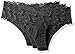Cosabella Women's Say Never Lovelie Thong Plus Size 3 Pack Set, Black, 12/16