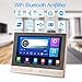 Yijiayin Wireless Bluetooth Amplifier in Wall Home Audio Subwoofer Receiver WiFi Upgrade Smart Home Audio Theater System Video Music Player, 7″Touch Screen in Wall, 2019, Goldthumb 1