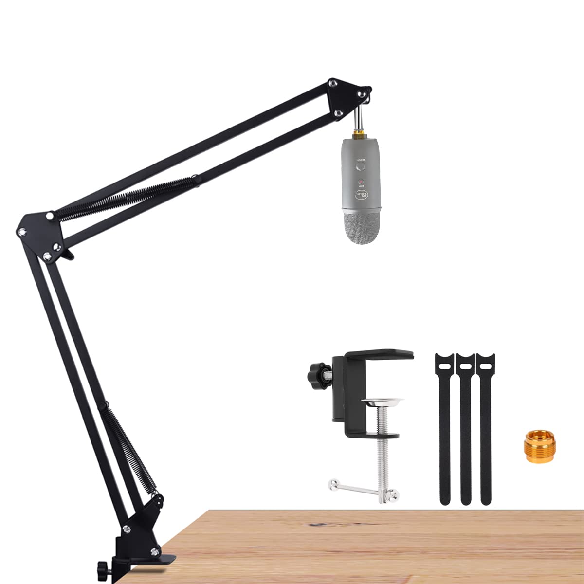Yeti Stand For Blue Yeti Boom Arm, Mic Desk Stand Compatible with Blue Yeti Nano ...