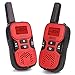 Walkie Talkies for Kids, 2 Way Radio Walkie Talkies 2 Miles (Up to 3Miles) Handheld Mini Walkie Talkies for Kids, Toys for 5-year old Boys and Girls (1 Pair)(red)