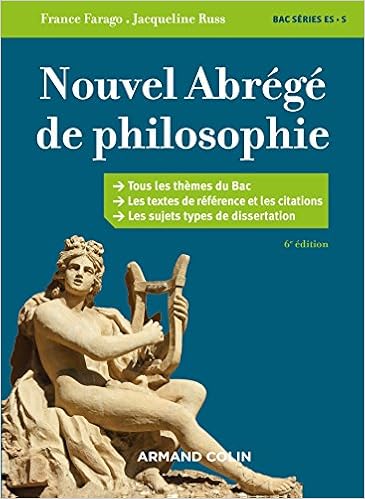 Nouvel Abrege De Philosophie 6e Ed Bac Series Es Et S Bac Series Es Et S Amazon Fr Russ Jacqueline Farago France Livres