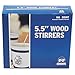 Royal R810BX Wood Coffee Stirrers 5 1/2-Inch Long Woodgrain 1000 Stirrers/Box