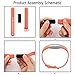 For Fitbit Alta HR Band, Vancle Fitbit Alta HR Bands/Fitbit Alta Bands Replacement Wristbands for Fitbit Alta HR 2017 and Fitbit Alta 2016 (v2-Coral, Small)