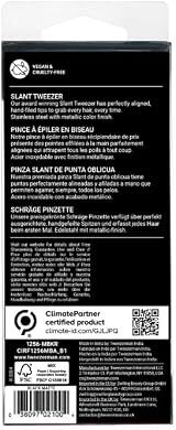 Tweezerman Black Matte Slant Tweezer Professional Stainless Steel Precision view 7