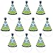 Big Dot of Happiness Boy Puppy Dog - Mini Cone Baby Shower or Birthday Party Hats - Small Little Party Hats - Set of 8