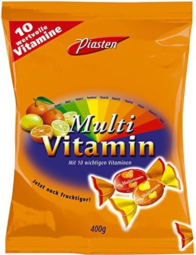 Piasten Hard Boiled Sweet Mutivitamin, 400g