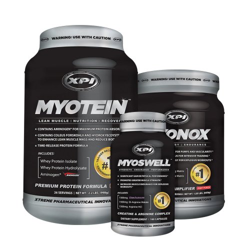 Myotein (Chocolate) + Myonox + Myoswell - Ultimate Muscle Builder, In Stock At Us, Faster Shipping !!