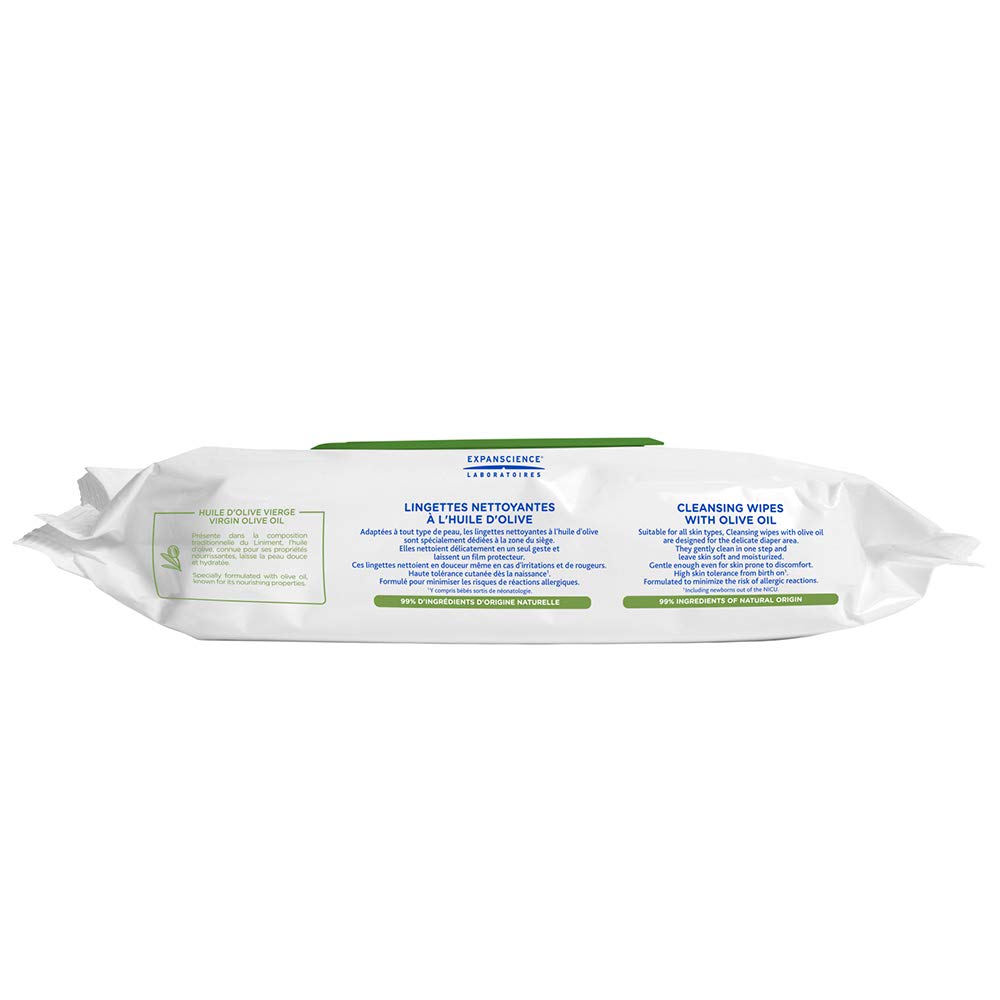 mustela cleansing wipes with olive oil