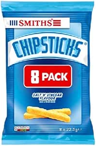 Smiths Chipsticks Salt & Vinegar Snacks 8 X 23G: Amazon.ca: Grocery