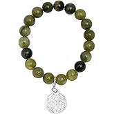 JC Walsh and Sons Connemara Marble Beads Green Bracelet Irish Charms Women Gift Birthday Present