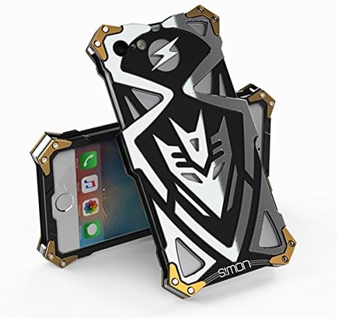 iPhone 7 Rock Aluminum Bumper Case ,Anti-knock Shockproof Full Metal Frame Cover Case For iPhone 7 (iPhone 7-Black)