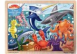 Melissa & Doug Wooden Jigsaw Puzzles (Under The Sea) *** Product Description: Melissa & Doug Wooden Jigsaw Puzzles- Title: Under The Sea- Unit: 24 Piecesthese Sturdy Wooden Jigsaw Puzzles From Melissa & Doug Make Critical Thinking Fun.Vibrant Art ***