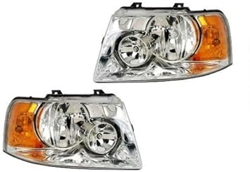 Amazon Com Fleetwood Bounder 2006 2008 Front Pair Left Right Replacement Headlights With Bulbs Rv Motorhome Automotive