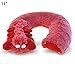 Puzzled Plush Super-Soft Red Lobster Travel Neck Pillow