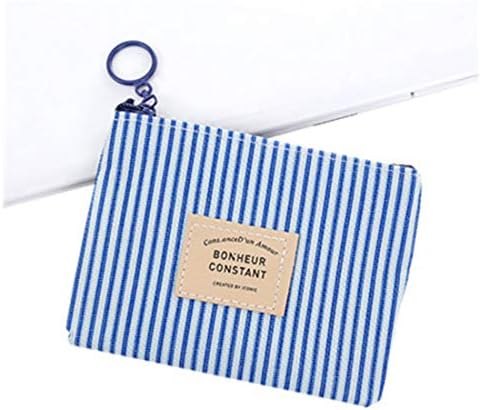 Deruida Canvas Coin Bag Coin Canvas Small Zipper Coin Purses Pouches Change Cash Bag