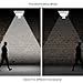 AmaGo Solar Wall Lights - 70 White LEDs of Wide Range, 1,500 Lumens, Five-Mode Illumination Via RC, Motion Radar Sensor, Solar Rechargeable, Waterproof, Extended-Pole Installation (Metal Case)