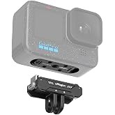 Rszfnjxry Magnetic Quick Release Mount for Gopro 12/11/10/9/8/11 Mini/Max,Stand Holder Kits with Magnetic 2-Prong Mount Claw and 1/4 Screw Point for More Mounting Options Accessories (1)