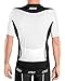 SLS3 Triathlon Tri Top Men Short Sleeve Aero Cycle Jersey Tops | Singlet (Black/White, XL)