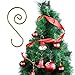 Elevate Essentials Swirl Hooks - Gold Decorative Ornament Hangers, 40 ct