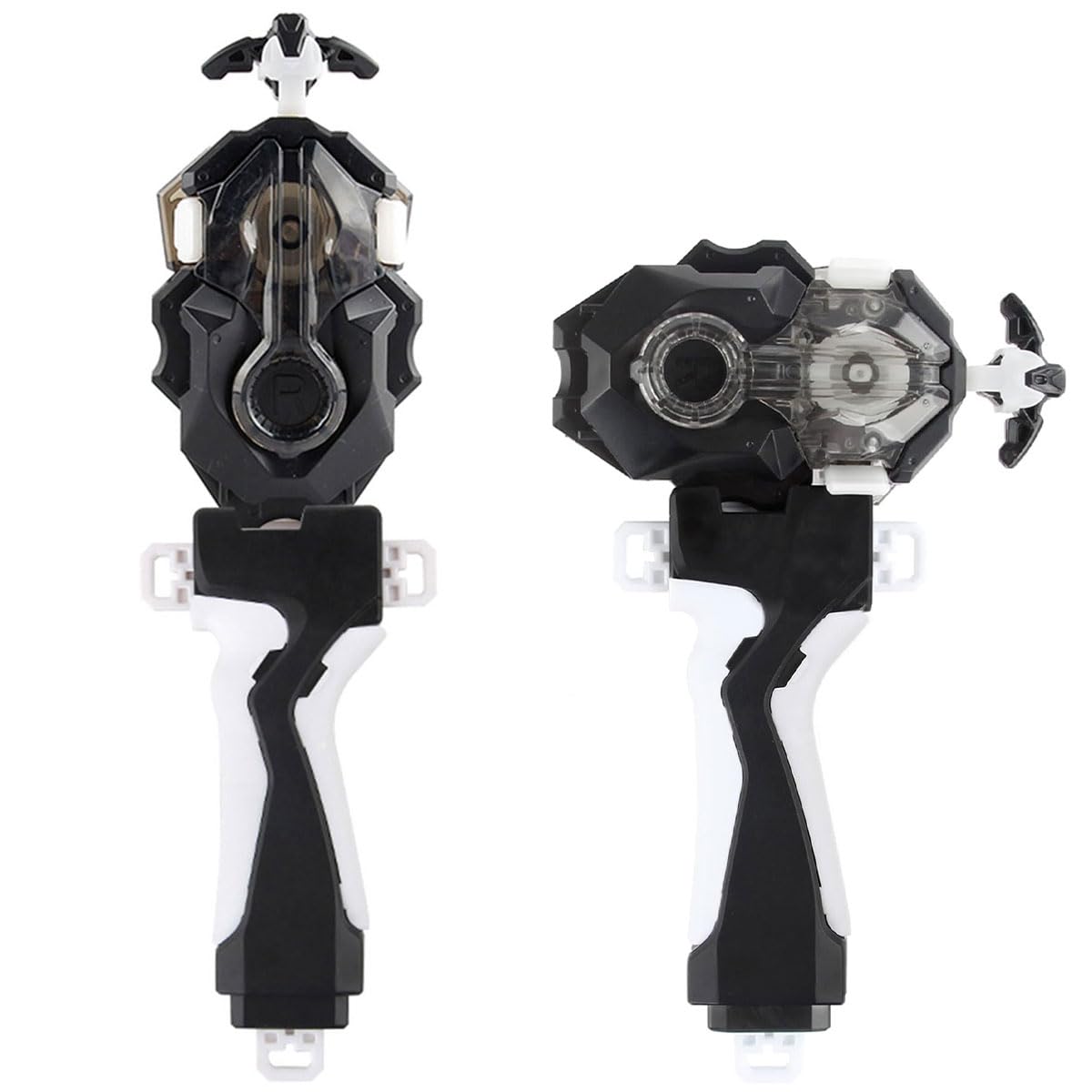 Bey Battling Burst Launcher and Grip, B-184 Left and Right Spin String Launcher Grip DB Layer System Compatible with All Bey Burst Series - Black