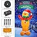 MerryXGift Christmas Inflatable Gingerbread Man 5ft - Xmas Inflatable Blow up Decorations for Yard Outdoor Garden Lawn