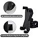 Qoosea Bike Phone Mount Holder, Universal Cell Phone Bicycle Handlebar & Motorcycle Holder Cradle with 360 Rotate for 3.5 - 7 inch Cell Phone iPhone Android phone and GPS Devices - Black