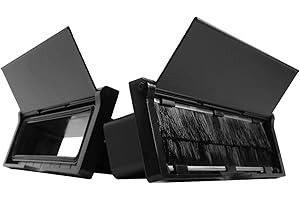 Draft Dodger Telescopic Mail Slot (Matte Black, Grand (12"))