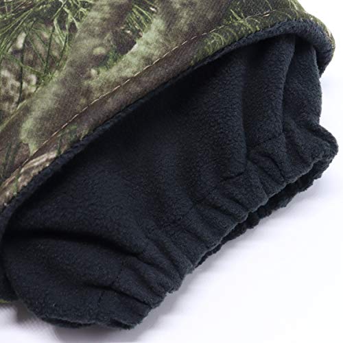 Jolitac Hunting Fleece Hand Muff Men's Camo Insulated Warmer Outdoor Camping Camouflage Thinsulate Insulation